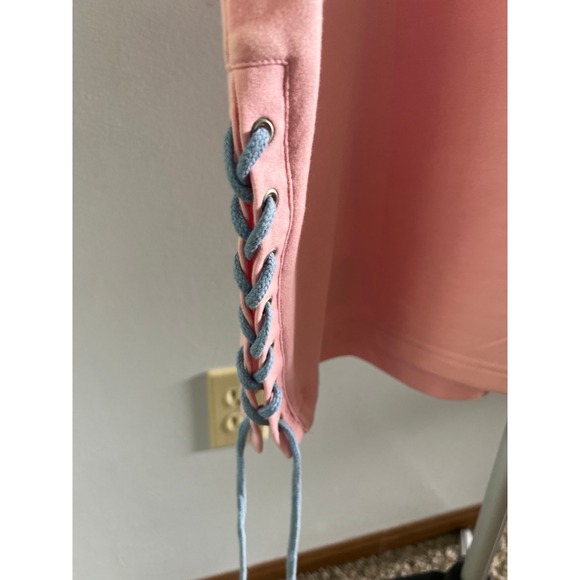 NWT Victorious Women's Y2K Jersey style‎ Pink "Los Angeles" dress size XL - Picture 7 of 11